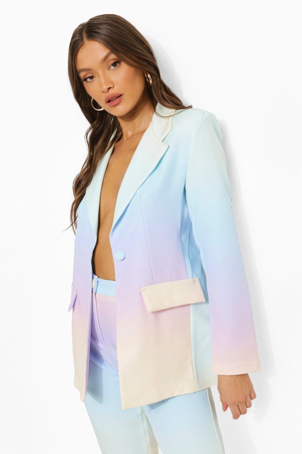 Ombre Tailored Blazer